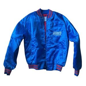 VTG ‘80s New York Giants NFL Bomber Jacket Size: S